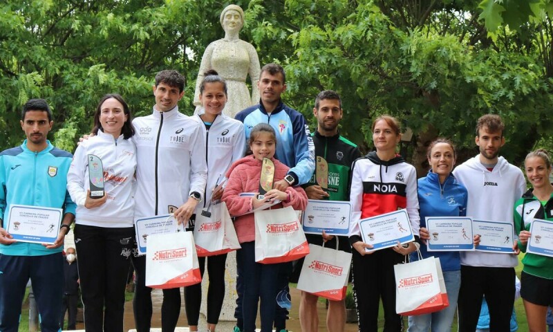 Nuno Costa e Edymar Brea gañan a VII Carreira Pedestre Popular de Frades, na que tomaron parte 402 atletas