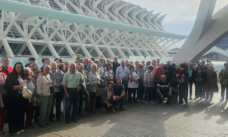 35 veciños e veciñas de Frades participan nunha excursión de seis días á Comunidade Valenciana