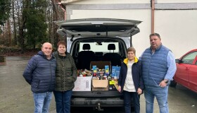 Grazas Frades: Máis de 200 kg de alimentos recollidos na Campaña de Nadal