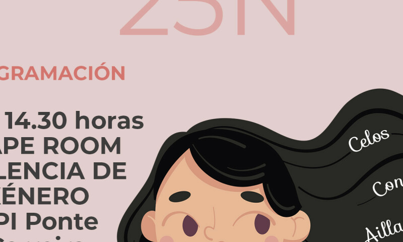 O Concello de Frades conmemorará o 25N cunha escape room sobre violencia de xénero para a rapazada do CPI Ponte Carreira