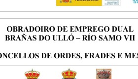 A Xunta concédelles aos concellos de Frades, Mesía e Ordes o obradoiro dual de emprego "Brañas do Illó-Río Samo VII"