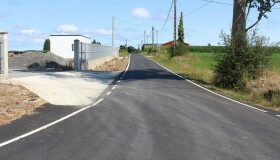 O Concello de Frades vén de rematar a mellora de máis de sete quilómetros de estradas e accesos a aldeas por case 370.000 euros