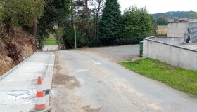 O Concello de Frades inviste case 65.000 euros nunha senda peonil para mellorar a seguridade dos veciños e veciñas de Añá