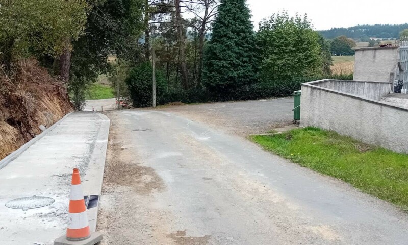 O Concello de Frades inviste case 65.000 euros nunha senda peonil para mellorar a seguridade dos veciños e veciñas de Añá
