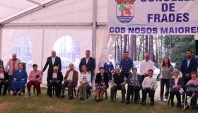Máis de 400 persoas celebraron a XXVI Festa dos Maiores do Concello de Frades