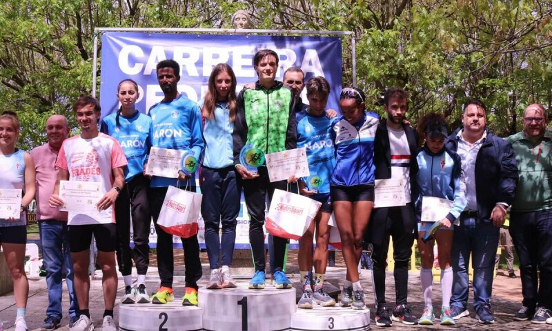 David de la Fuente e Uxía Pérez Bugarín gañan a X Carreira Pedestre Popular Concello de Frades, que rexistra o seu récord de participación: 590 atletas 