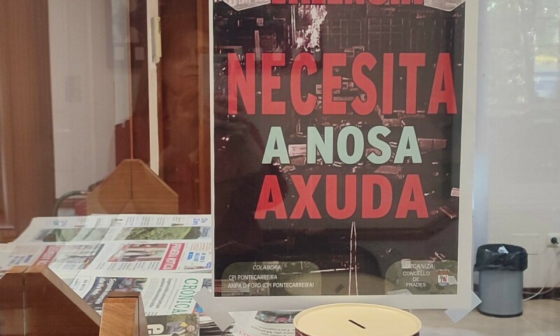 O Concello pon en marcha dúas campañas solidarias en favor dos damnificados de Valencia e de recollida de alimentos de Nadal para familias necesitadas