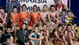 A Gala de Ximnasia Rítmica do Concello de Frades reúne a 155 nenas 