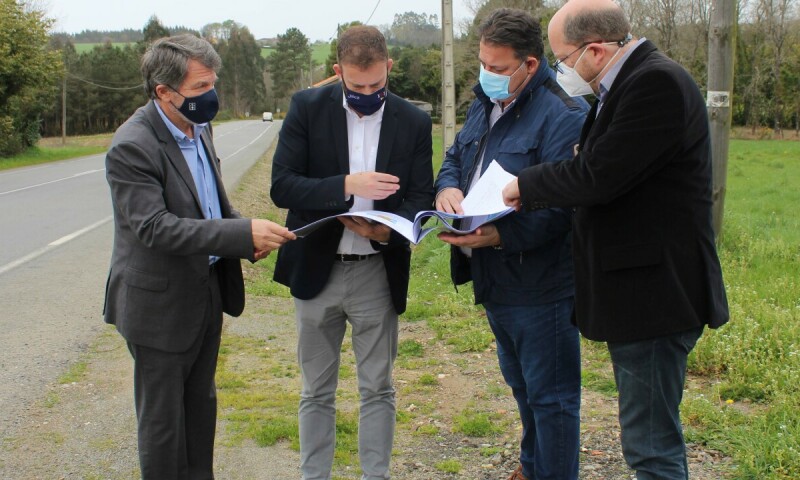 A Xunta convoca para outubro e decembro os propietarios dos terreos para a construción da senda peonil na AC-524 en Abellá