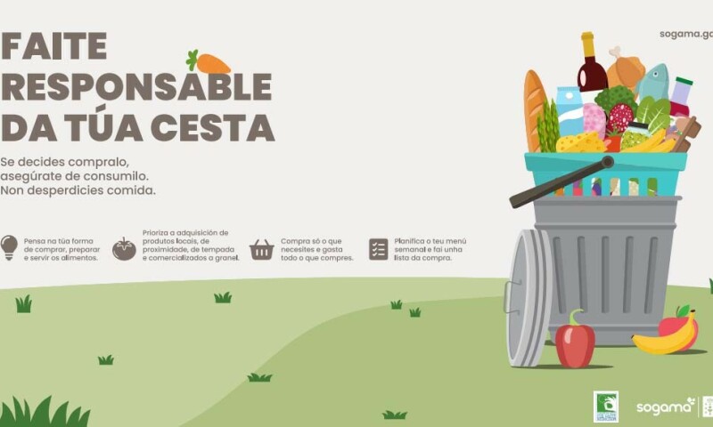 O Concello de Frades únese a campaña "Faite responsable da túa cesta" promovida por SOGAMA