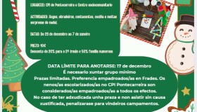 O Concello de Frades abre inscricións no seu programa de conciliación de Nadal