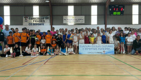Máis de 270 persoas participan no acto de clausura das Escolas Deportivas Municipais de Frades, case o dobre que no curso anterior 