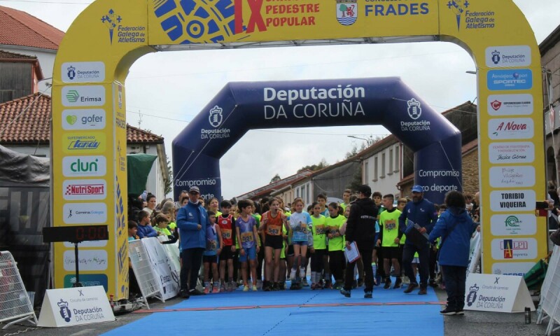 A X Carreira Pedestre Popular do Concello de Frades, entre os cinco mellores circuítos da provincia da Coruña