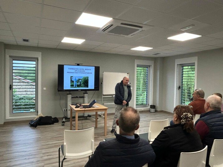 Comeza unha nova edición do Curso de Aplicador-Manipulador de Produtos Fitosanitarios dos Concellos de Frades e Mesía con 18 participantes