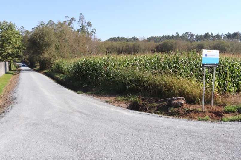 O Concello de Frades vén de investir máis de 50.000 euros na mellora de dous camiños rurais en Gasalla e Xeza