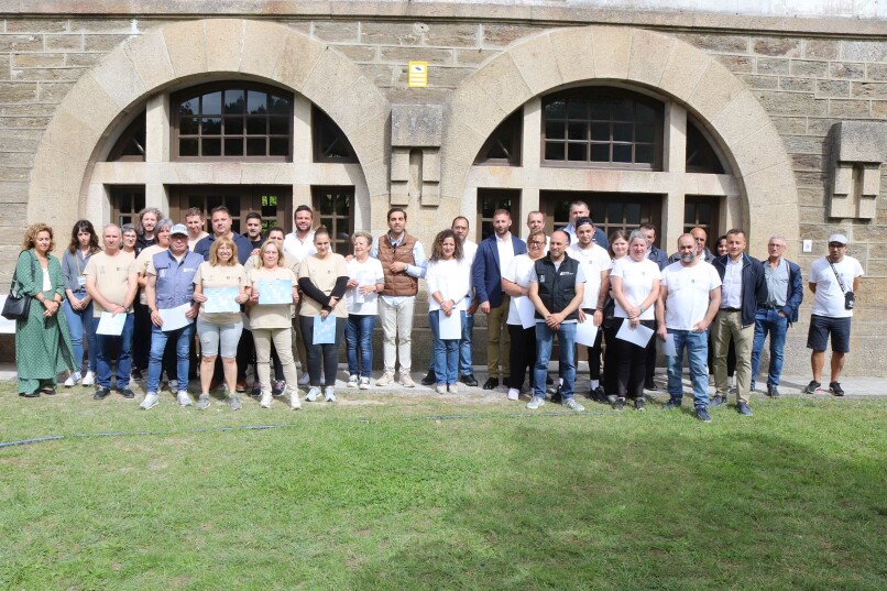 Clausura dos obradoiros de emprego Brañas do Illó-Río Samo IV e da Mancomunidade de Ordes, que formaron a 40 persoas